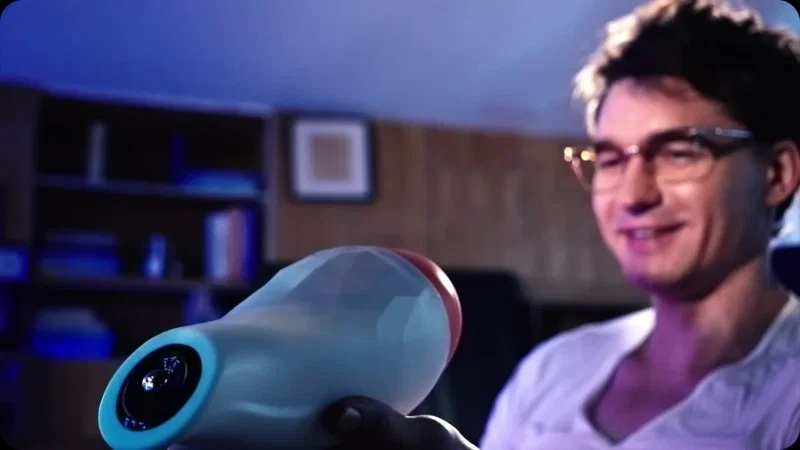 A person interacting with a Pulsar F1 device